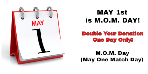 May 1st Double Your Donation Day at KUAC
