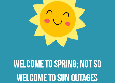 Spring Brings Seasonal Sun Outages